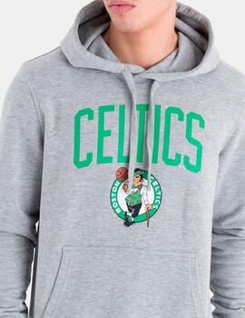 Sudadera NEW ERA TEAM LOGO PO BOSTON CELTICS - Heather Grey