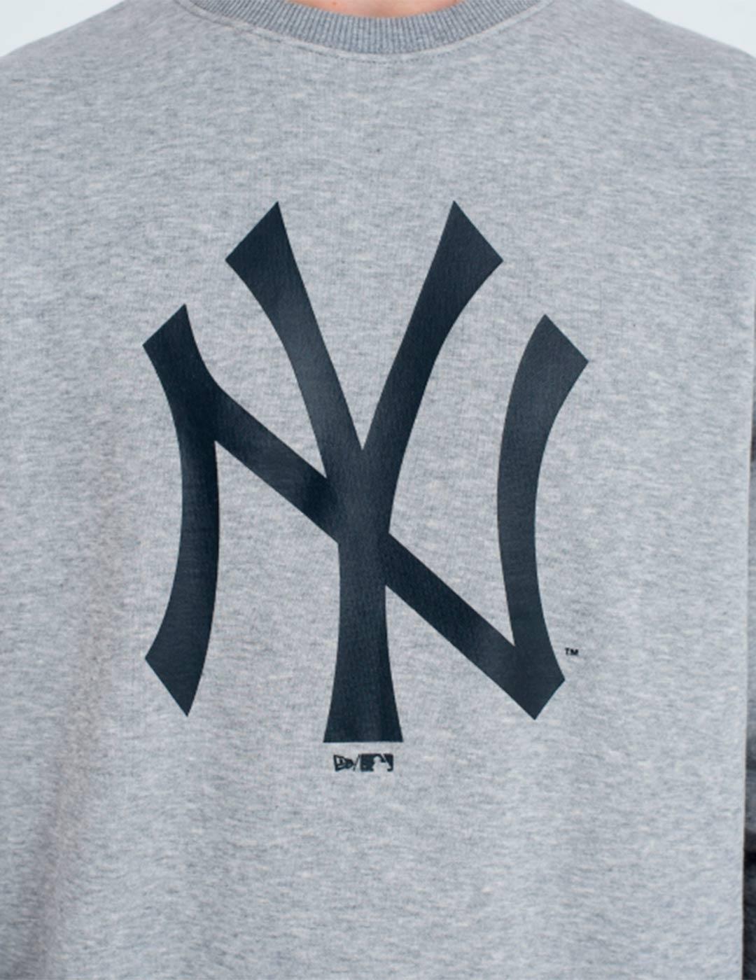 Sudadera Crew NEW ERA TEAM LOGO NEW YORK YANKEES - Heather