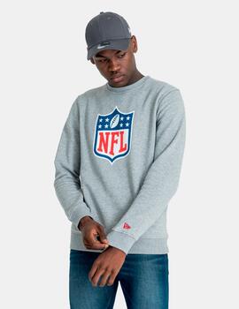 Sudadera Crew NEW ERA TEAM LOGO NFL - Heather Grey