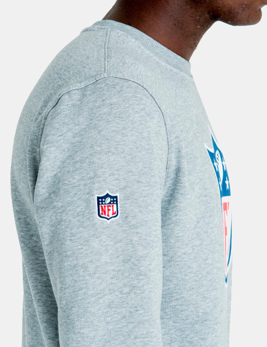 Sudadera Crew NEW ERA TEAM LOGO NFL - Heather Grey