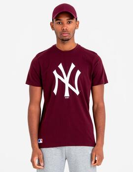 Camiseta NEW ERA TEAM LOGO NEW YORK YANKEES - Burgundy