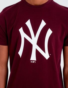 Camiseta NEW ERA TEAM LOGO NEW YORK YANKEES - Burgundy