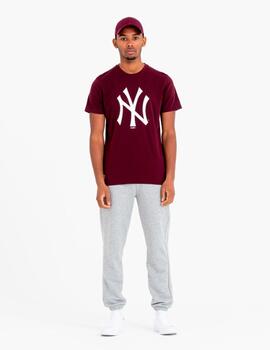 Camiseta NEW ERA TEAM LOGO NEW YORK YANKEES - Burgundy