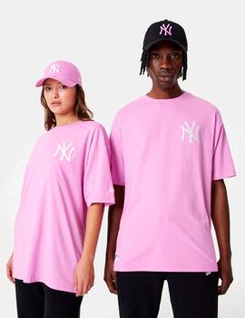 Camiseta NEW ERA LEAGUE ESSENTIALS LC NY YANKEES - Pink