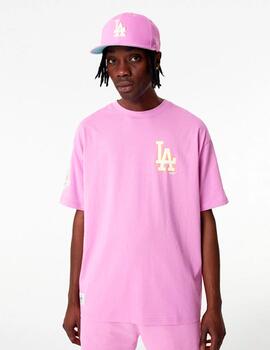 Camiseta NEW ERA PASTEL OS LA DODGERS - Pink