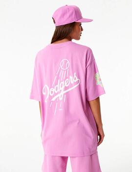 Camiseta NEW ERA PASTEL OS LA DODGERS - Pink