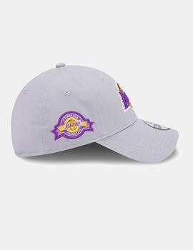 Gorra NEW ERA 940 TEAM SIDE PATCH LAKERS - Grey