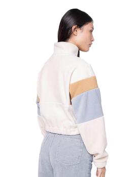 Sudadera Crew KAOTIKO POLAR MIA- Ivory/Steel