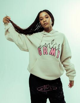 Sudadera Capucha GRIMEY MELTED STONE VINTAGE - Cream