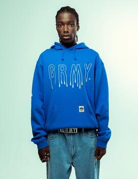 Sudadera Capucha GRIMEY BACK AT YOU VINTAGE - Royal Blue