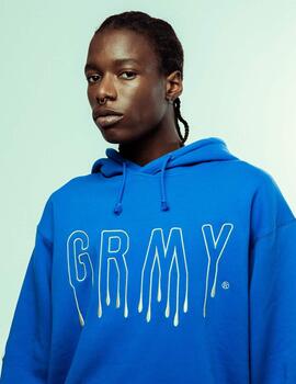 Sudadera Capucha GRIMEY BACK AT YOU VINTAGE - Royal Blue