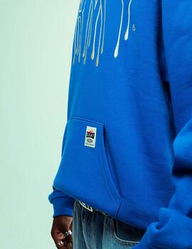 Sudadera Capucha GRIMEY BACK AT YOU VINTAGE - Royal Blue