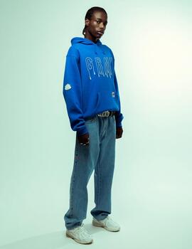 Sudadera Capucha GRIMEY BACK AT YOU VINTAGE - Royal Blue