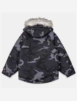 Cazadora GRIMEY ALL OVER PRINT TUSKER TEMPLE - Black
