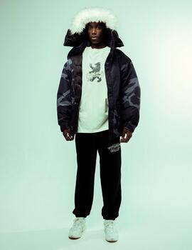 Cazadora GRIMEY ALL OVER PRINT TUSKER TEMPLE - Black