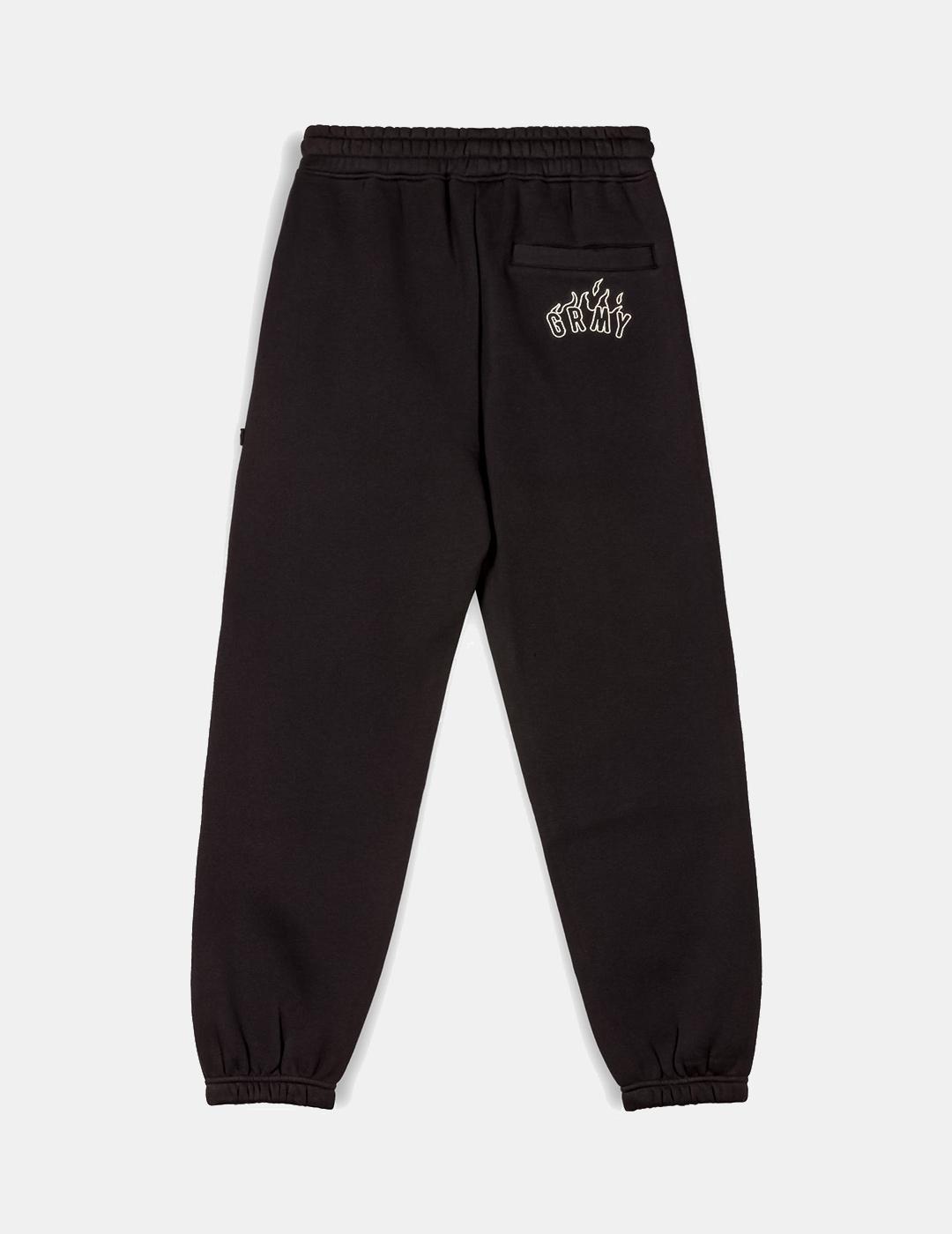 Pantalón Chándal GRIMEY MELTED STONE - Black
