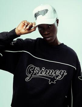 Sudadera Crew GRIMEY MADRID HEAVYWEIGHT VINTAGE - Black