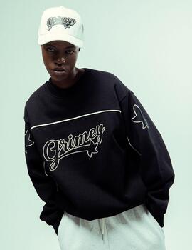 Sudadera Crew GRIMEY MADRID HEAVYWEIGHT VINTAGE - Black