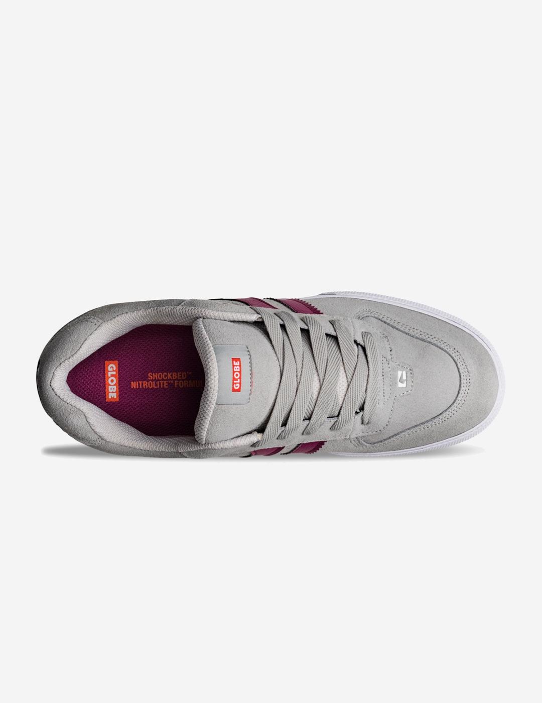 Zapatillas GLOBE ENCORE-2 - Grey/Burgundy