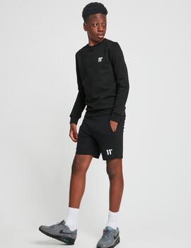 Bermuda Eleven Degrees JR CORE SWEAT - Black