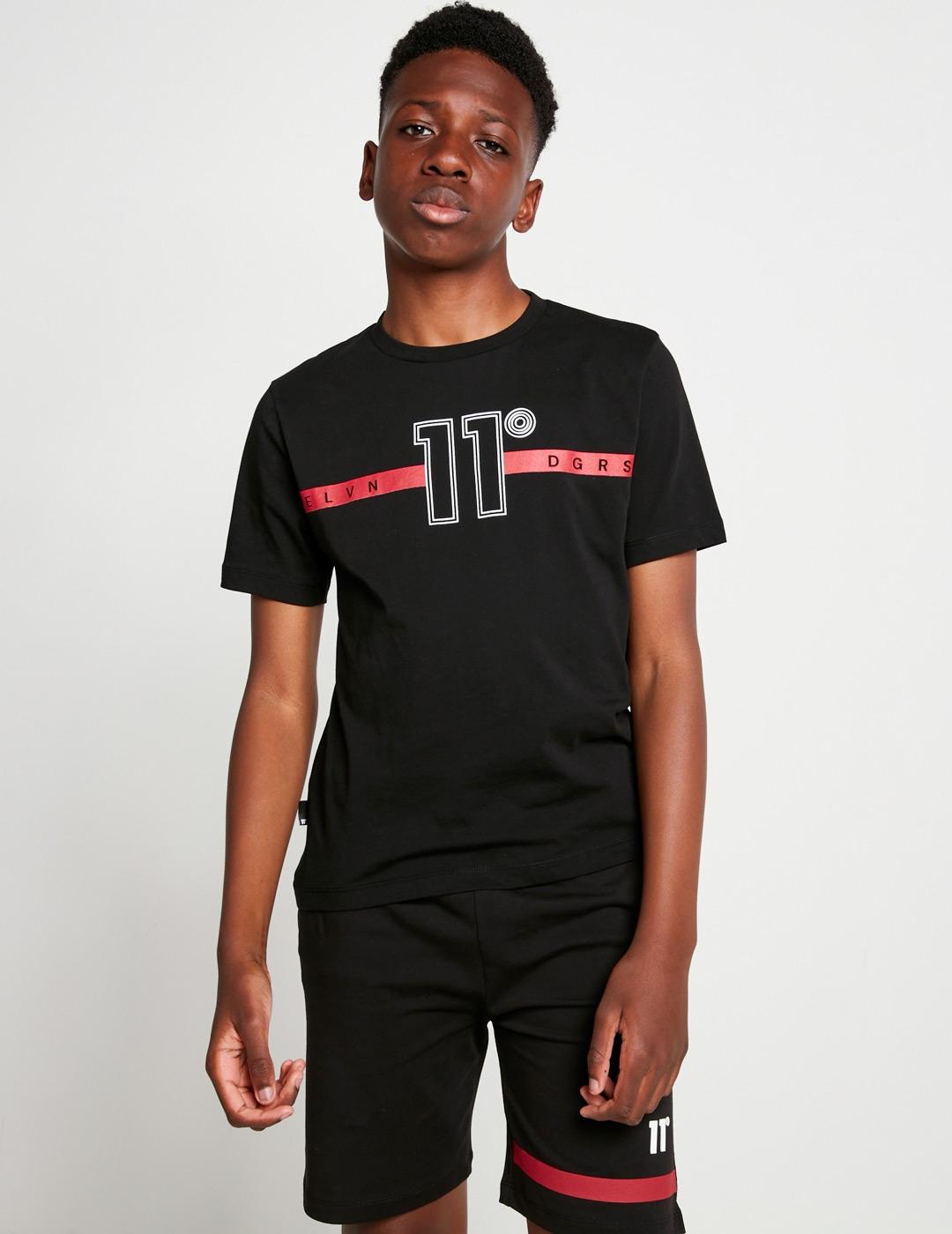 Bermuda 11 DEGREES JR GRAPHIC - Negro