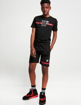 Bermuda 11 DEGREES JR GRAPHIC - Negro