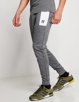 Pantalón 11  CUT AND SEW - Mid Grey Marl / White