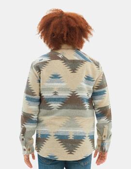 Camisa HYDROPONIC  HOPI - Ecru Blue Navajo