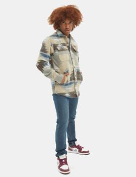 Camisa HYDROPONIC  HOPI - Ecru Blue Navajo