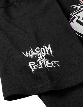 Camiseta VOLCOM V ENT SKULLCONUTS - Black