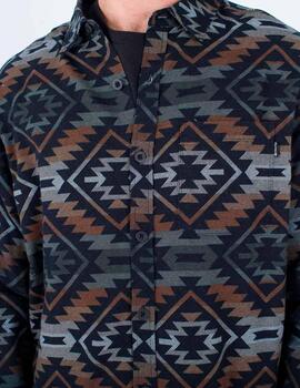 Camisa HURLEY PORTLAND ORGANIC FLANNEL - Bronzed
