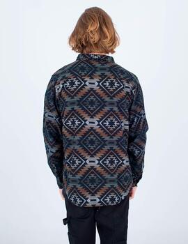 Camisa HURLEY PORTLAND ORGANIC FLANNEL - Bronzed