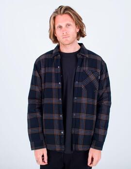 Camisa HURLEY PORTLAND SHERPA LINED FLANEL - Black