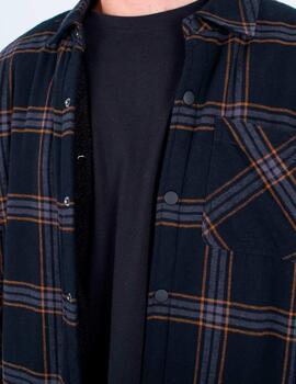 Camisa HURLEY PORTLAND SHERPA LINED FLANEL - Black