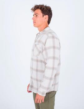 Camisa HURLEY PORTLAND SHERPA LINED FLANEL - Bone