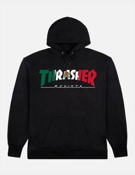 Sudadera Capucha THRASHER MEXICO REVISTA - Negro