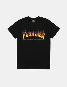 Camiseta THRASHER BBQ - Black