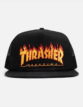 Gorra Thrasher FLAME SNAPBACK - Negro