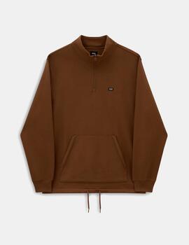 Sudadera VANS QUARTER ZIP VERSA - Sepia