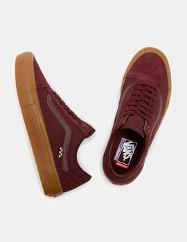 Zapatillas VANS SKATE OLD SKOOL - Dark Red/Gum