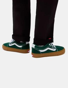 Zapatillas VANS CHUKKA LOW SIDESTRIPE - Dark Green/Gum