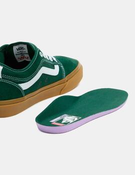 Zapatillas VANS CHUKKA LOW SIDESTRIPE - Dark Green/Gum