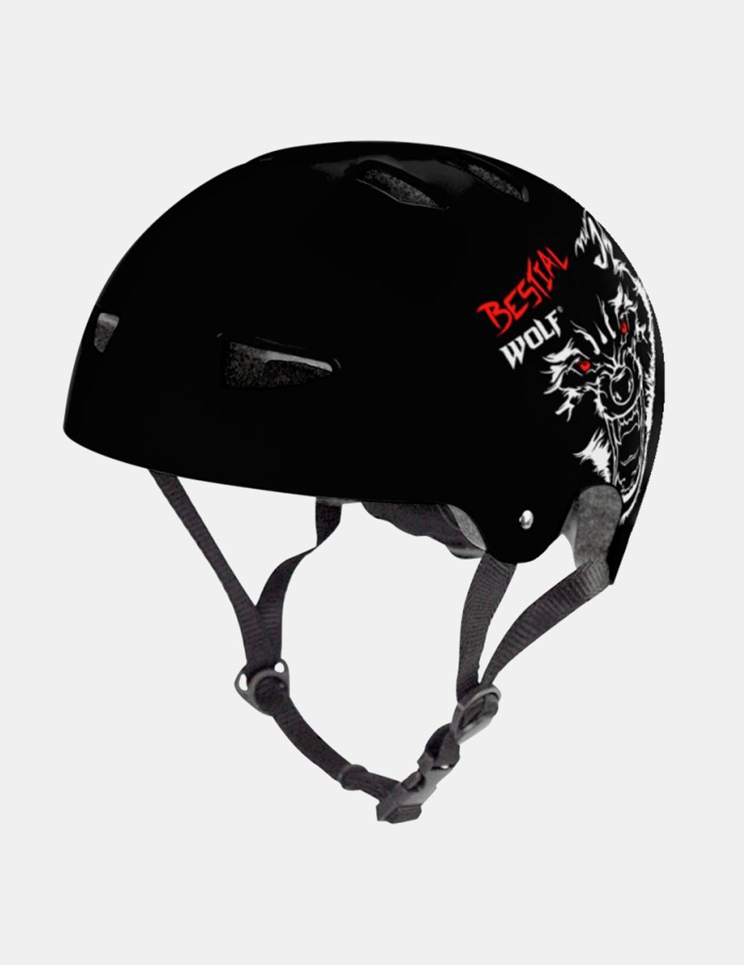 Casco BESTIAL WOLF - Negro