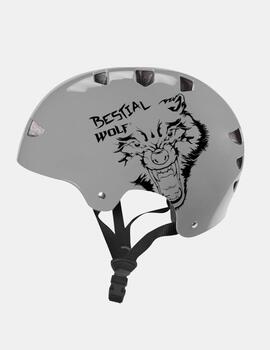 Casco BESTIAL WOLF - Gris