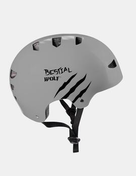 Casco BESTIAL WOLF - Gris