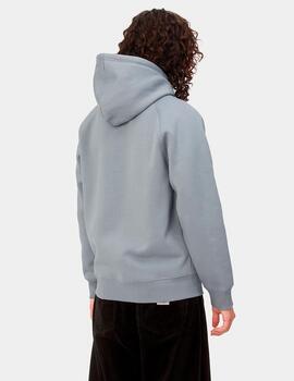 Sudadera Capucha CARHARTT CHASE - Mirror/Gold