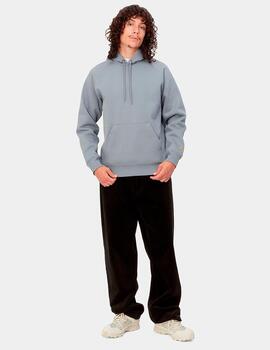 Sudadera Capucha CARHARTT CHASE - Mirror/Gold