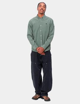 Camisa CARHARTT MADISON CORD - Glassy Teal/Black