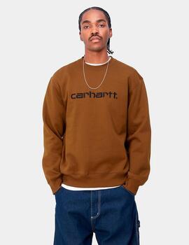 Sudadera CARHARTT SWEAT - Deep H Brown/Black