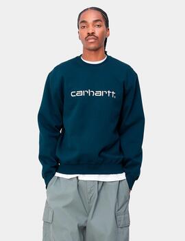 Sudadera CARHARTT SWEAT - Squid/Salt